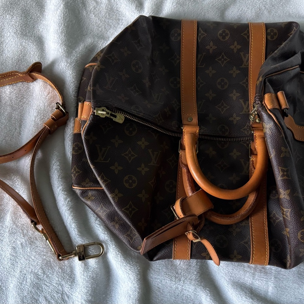 (GUC AS-IS) Louis Vuitton Monogram Keepall Bandoulière 45 FH0920
